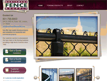 Tablet Screenshot of northwestfenceutah.com